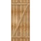 Ekena Millwork Joined Board-n-Batten Shutters w/Z-Bar, Rough Sawn Western Red Cedar, 26 7/8W x 59H, PR RBJ06Z26X059RWR - alternate 4